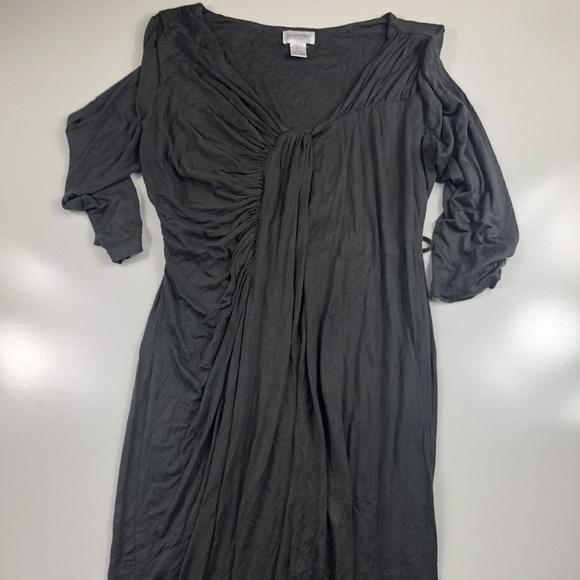 Motherhood Maternity Dresses & Skirts - Motherhood Maternity 3/4 Sleeve Ruched Dress DW02 Motherhood Maternity Dresses & Skirts - Motherhood Maternity 3/4 Sleeve Ruched Dress DW02
